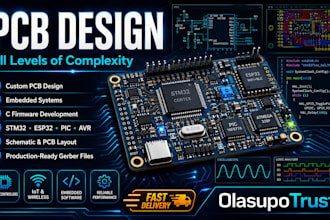pcb design all level of complexity c and microcontroller