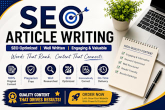 write SEO optimized articles