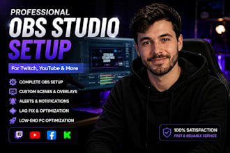 professionally fix, optimize, and launch your obs studio live stream today