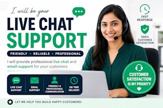 provide professional chat support and virtual assistant services