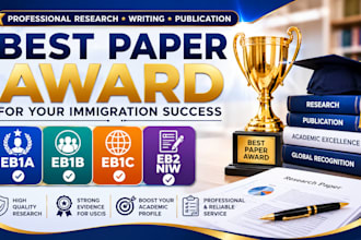 write and publish best paper award for eb1a, eb1b, eb1c and eb2 niw petition