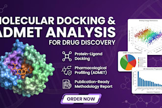 do molecular docking and admet analysis with a written report