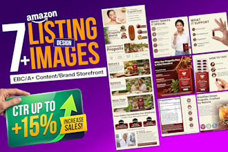 design amazon a plus content and listing images
