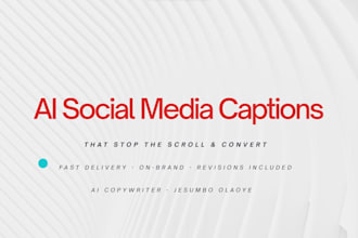 write ai powered social media captions that converts