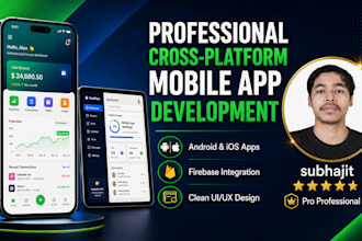 develop cross platform mobile app using flutter and dart