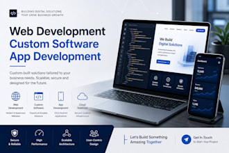 custom web application, software, and mobile app