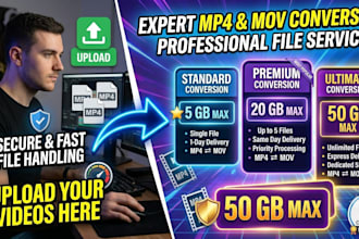 convert your mp4 file to mov or vice versa