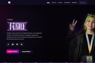 design a professional link in bio landing page for your brand