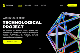 design a professional link in bio landing page for your brand
