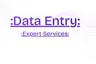 do  data entry, web researches, and copy paste work
