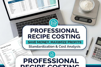 iwill be your food business consultant, recipe costing, and scaling expert