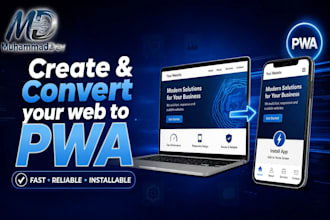 convert website to progressive web app pwa with offline support