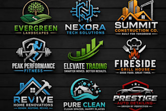 create a custom logo design with professional branding