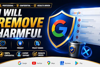 professionally assist with harmful, outdated, privacy, policy issues on google