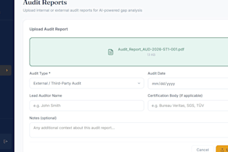 build an ai powered iso 9001 qms compliance system