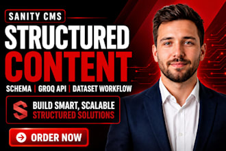 build your sanity cms structured content schema query groq API dataset workflow