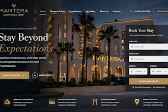 build luxury vacation rental website hotel booking website yacht rental website