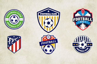 design professional basketball, baseball, football logo or soccer badge crest