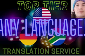 offer top tier translation service in any language