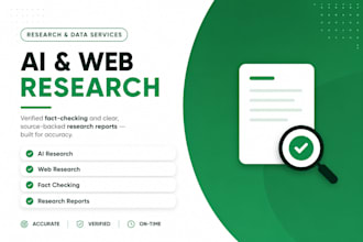 do accurate web research, fact checking and ai research