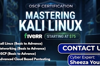 tech you in 1 to 1 sessoin oscp preparation using kali linux