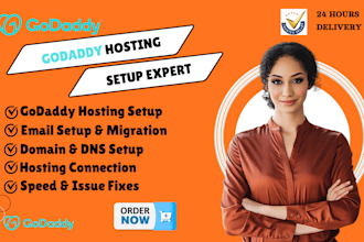 setup godaddy hosting godaddy wordpress godaddy email and fix godaddy issues