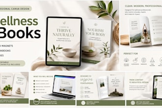 design a premium canva ebook for wellness professionals