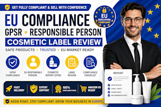 do eu compliance, gpsr, eu responsible person and cosmetic report