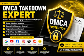 takedown remove delete reports,google,instagram,youtube,facebook,tiktok dmca
