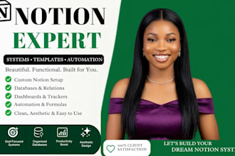 build notion dashboard, expert notion template, notion planner as notion expert