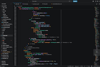 develop custom mobile apps using flutter and dart or fix bugs