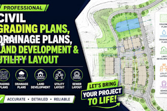 create georgia civil grading plans, drainage plans, sewer, land development
