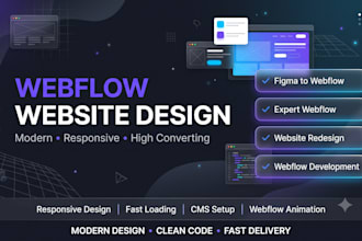 do webflow website design, figma to webflow, expert webflow developer