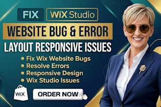 fix wix website bugs errors layout responsive and wix studio issues