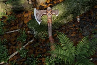 create high quality game ready 3d props