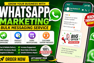 send bulk whatsapp messages for marketing promos and customer outreach