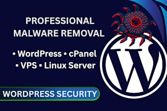 clean malware from your server, secure all websites and harden security