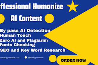 proofread and humanize ai content and check  proofread any document