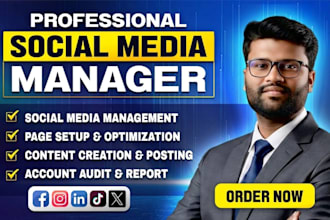 be your facebook and youtube marketing manager
