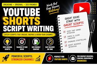 write engaging youtube shorts scripts for your channel