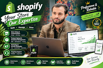 provide shopify services on profit share