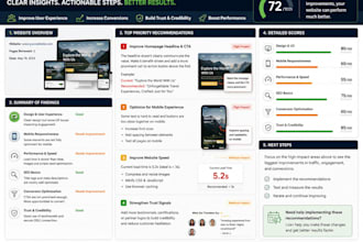 audit your website and provide an ai powered conversion plan