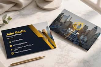 create professional business card in 24 hrs