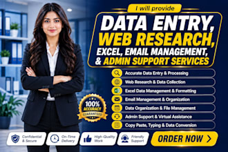 do data entry, crm data entry, email listing, and data collection jobs