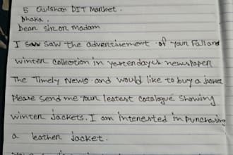 write anything with my beautiful handwriting