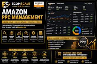 be your amazon ppc manager and optimize your sponsored ads campaigns