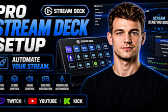 setup and optimize your stream deck for professional stream