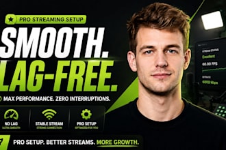 setup or fix obs studio streamlabs for professional twitch and youtube streams