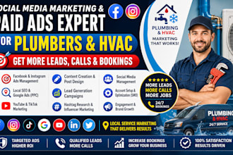 be your plumber marketing expert, setup or fix plumbing ads for new website sale