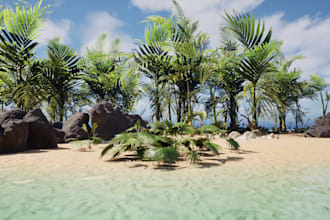 design 3d game environment game map level design game asset in unity ue5